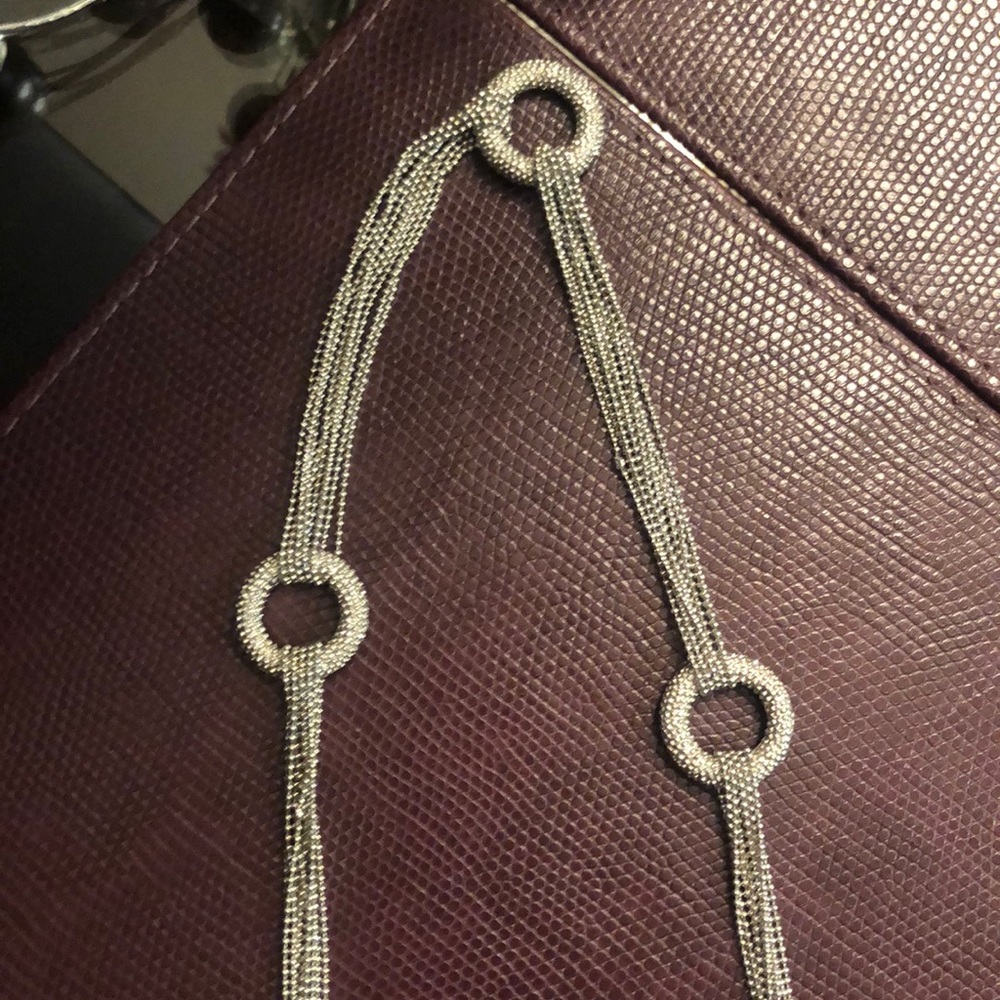 Silver Statement Necklace - image 1